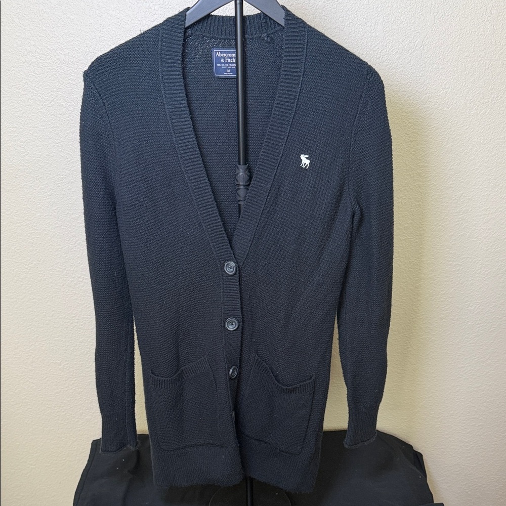 Abercrombie & Fitch Women’s Black Cardigan Sweater